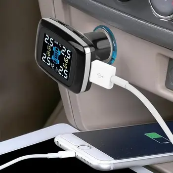 

Professional Cigarette Lighter Type TPMS DC10v-24v LCD Auto Tyre Car Tire Pressure Monitoring System Monitor Pressure Gauge