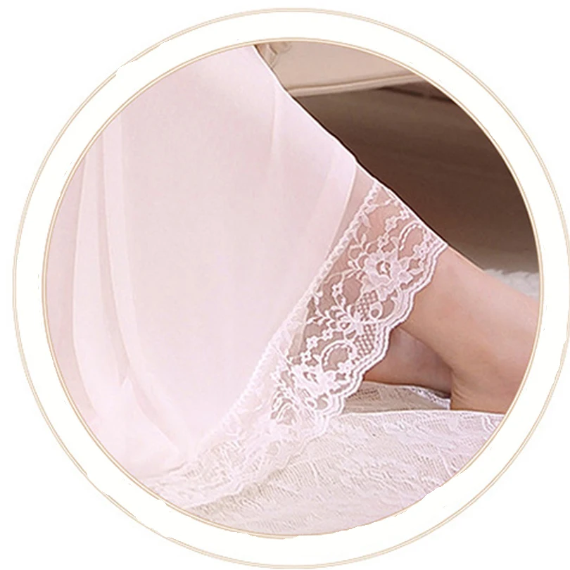 Сейлор Мун Усаги Косплэй костюм Для женщин Белый Розовый Хлопок Кружева Ночные сорочки Ночная рубашка пижамы