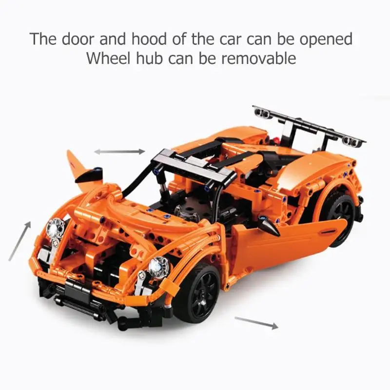 

2.4Ghz Kids Technic Racing Car 2019 Model Toy RC Car Building Blocks Toys for Children Birthday Christmas Gift Defender Model
