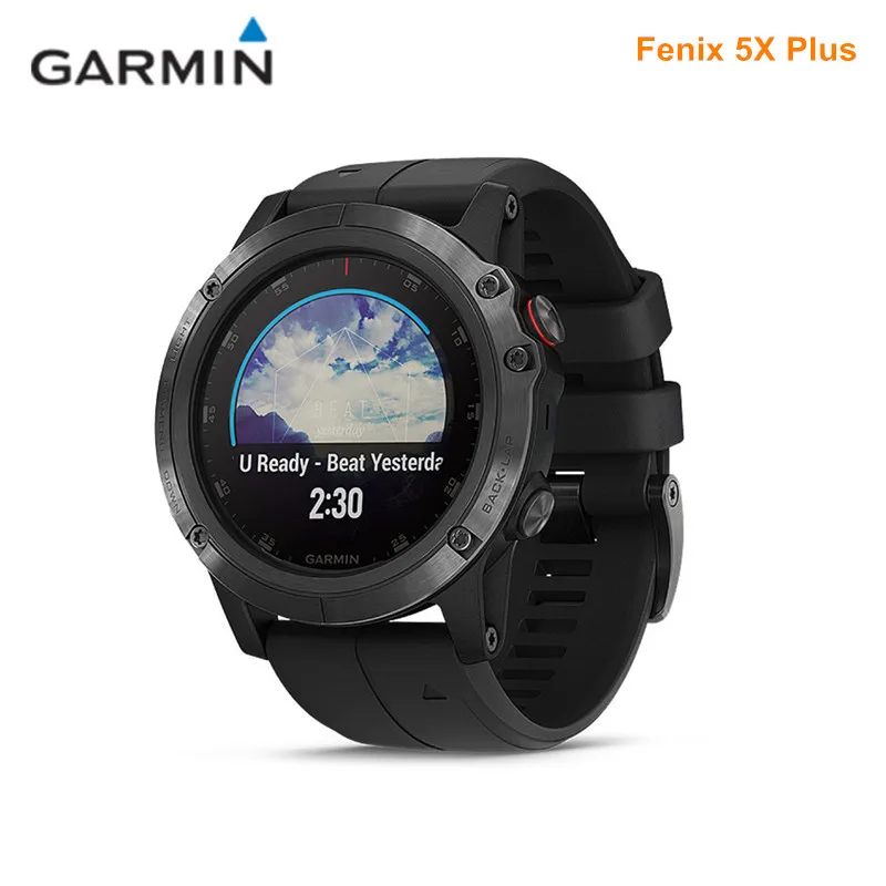 

GARMIN Fenix 5X Plus Smart Watches GPS Waterproof Ultimate Multisport GPS Smartwatch Heart Rate Monitoring Sapphire Mirror