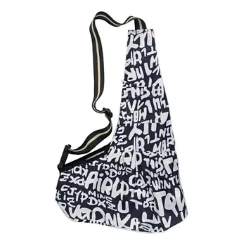 

Blue & White Puppy Pet Dog Bag Carrier Single Shoulder Strip Sling Cloth Bag Tote for Medium Dog /Cat Outdoor