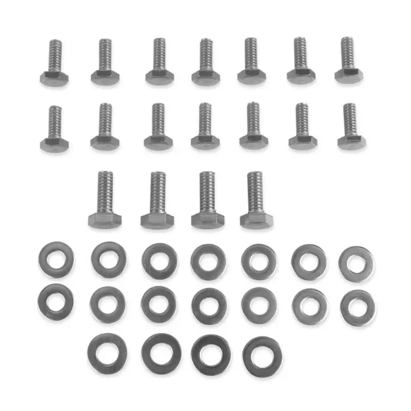 

For Small Block Chevy SBC 265 283 305 307 327 350 400 Stainless Engine Hex Bolt Kit