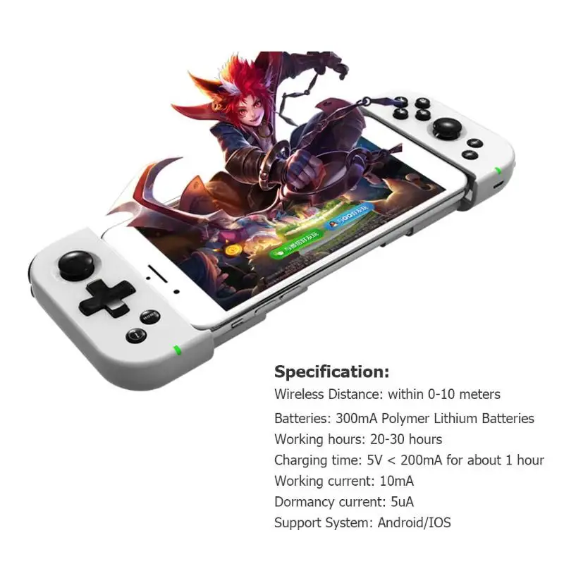 

ALLOYSEED Wireless Bluetooth 4.0 Gamepad for xiaomi iphone Handle Controller Stretchable Game Pad Joystick for Android/IOS New