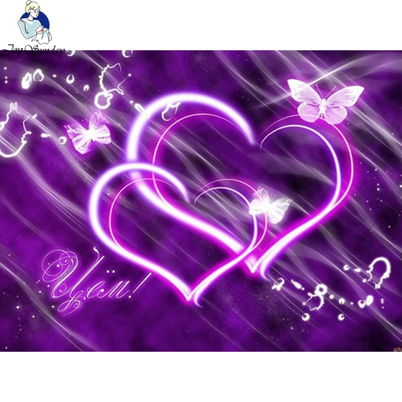 Полноразмерная Алмазная 5D Вышивка JoySunday картина Love алмазная живопись вышивка