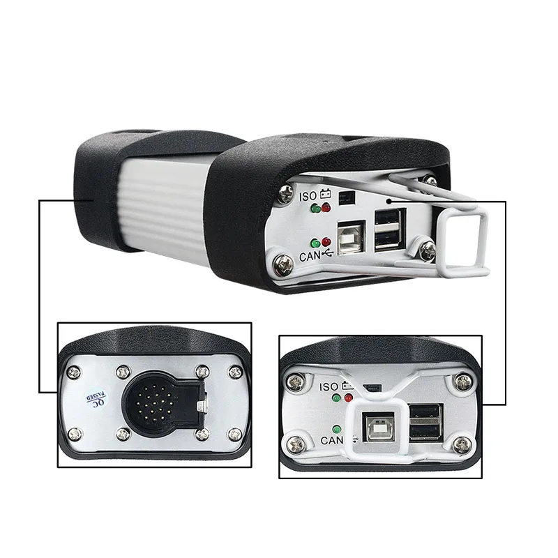 Полный чип CYPRESS AN2135SC Can Clip V190 OBD2 Диагностический интерфейс многоязычный