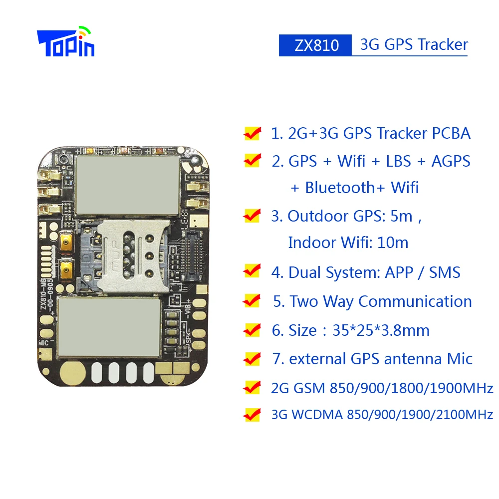Smallest 3g Gps Tracker Zx810 Pcba Module Smart Android Os 2g Gsm 3g Wcdma M6580 Sos Gpio Port Wifi Bluetooth Gps Tracking Chip Gps Trackers Aliexpress