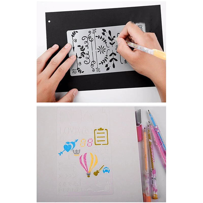 12/20 шт Шаблон для рисования Bullet Journal трафарет планировщик DIY альбом шаблоны