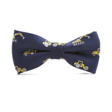 Мужской галстук-бабочка с мультяшным автомобилем, мужской модный деловой Свадебный галстук-бабочка, мужское платье