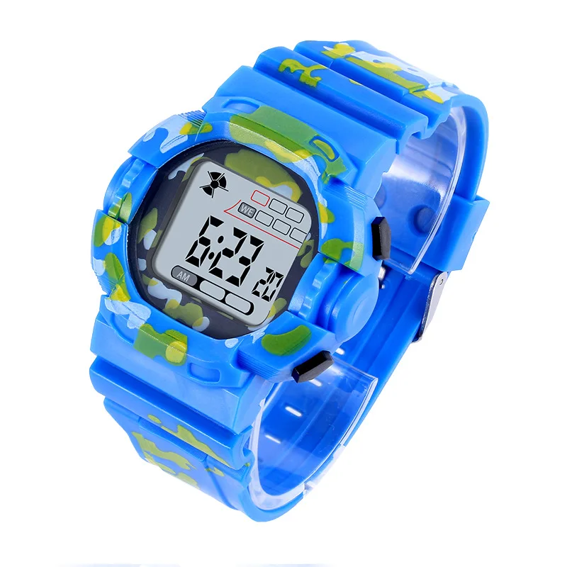 Часы для детей модные спортивные цифровые наручные светодио дный LED Horloge Kinderen