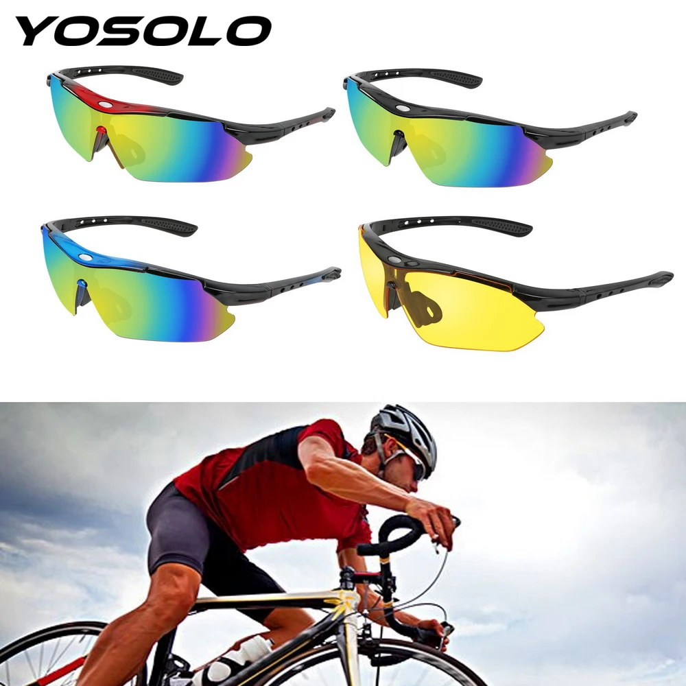 

YOSOLO Wind Resistant Motocross Bike Goggles UV Protection Unisex Fashion Riding Sunglasses Motorcycle Glasses