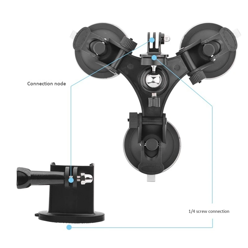 Базовый адаптер присоска автомобильный держатель крепление для Dji Osmo Карманный автомобильный стеклянный присоска держатель для вождения рекордер штативы для Dji Osmo Po