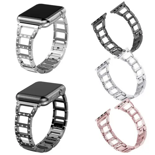 

Replacement Watchband For Apple Watch Strap Band 38/42mm Stainless Steel Bracelet Wrist Series 1/2/3 X