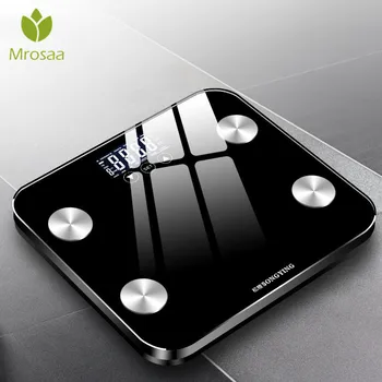 

Scientific Smart Body Fat Scales LCD Display Electronic Bathroom Scales BMI Weight Balance Bariatric Floor Scale Battery Powered