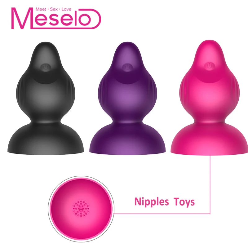Силиконовый вибратор Meselo с 7 скоростями для сосков секс игрушки женщин и мужчин