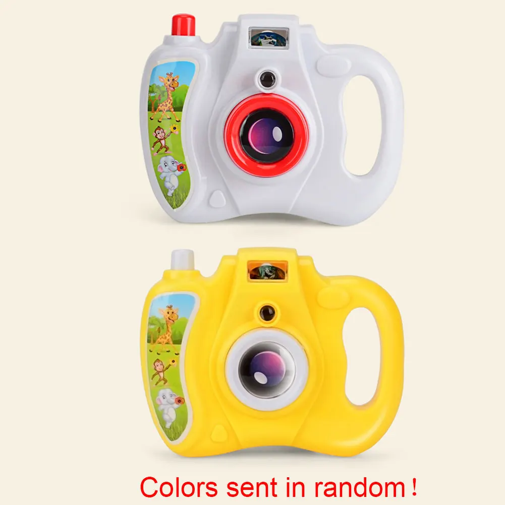 Light Projection Kids Funny Easy Operate Educational Children Intelligent Portable Camera Toy Cartoon Animal Simulation Gifts