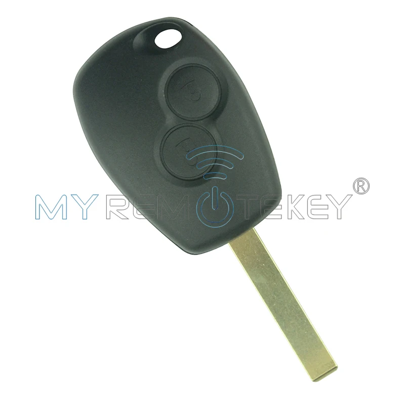 Remtekey 5 шт. PCF7947 2 кнопки без логотипа VA6 434 МГц для Renault Clio Kangoo дистанционный