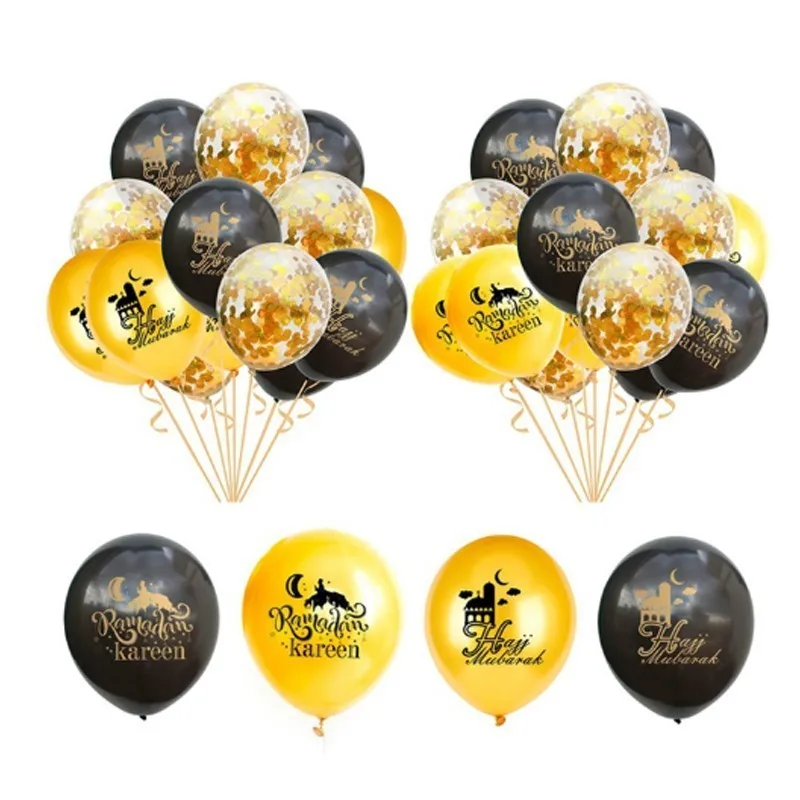 Eid Mubarak Balloons Ramadan Festival Kareem Paper Napkin Islamic Tablecloth...