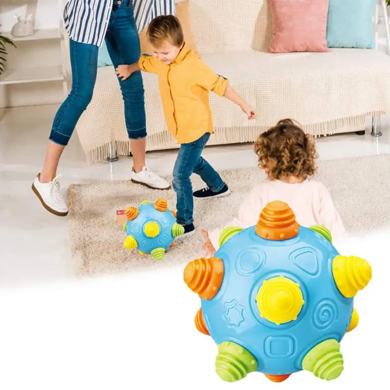 

Baby Music Shake Dancing Ball Toy Free Bouncing Sensory Developmental Ball Baby Soft Puzzle Educational Toys