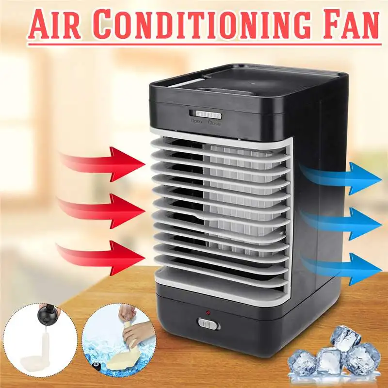 

AUGIENB Mini Portable Air Conditioner Humidifier Purifier AC220V Desktop Air Cooling Fan Air Cooler Fan for Office Home