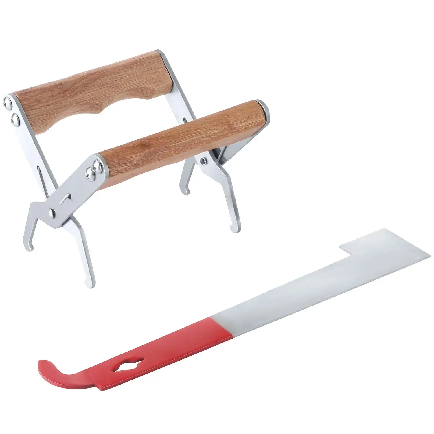 

1 Set Stainless Steel Bee Hive Tool Frame Grip Frame Lifter Gripper And Scraper Beekeeping Equipment For Beekeepers