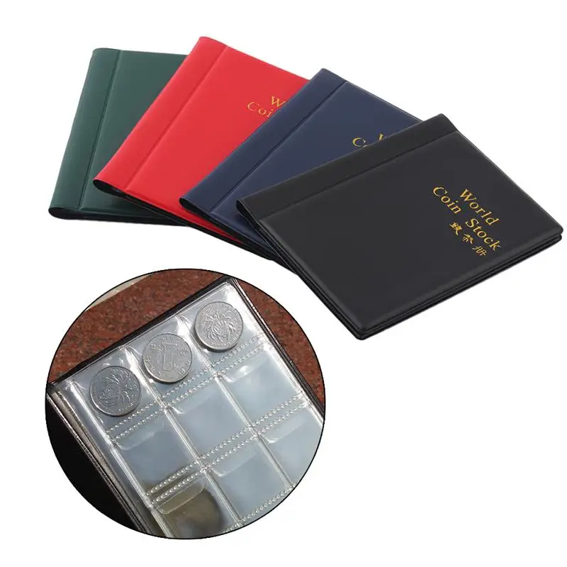 

120pcs Coin Storage Book Commemorative Original Coin Collection Military Coins Collectibles Euro Coin Collecting