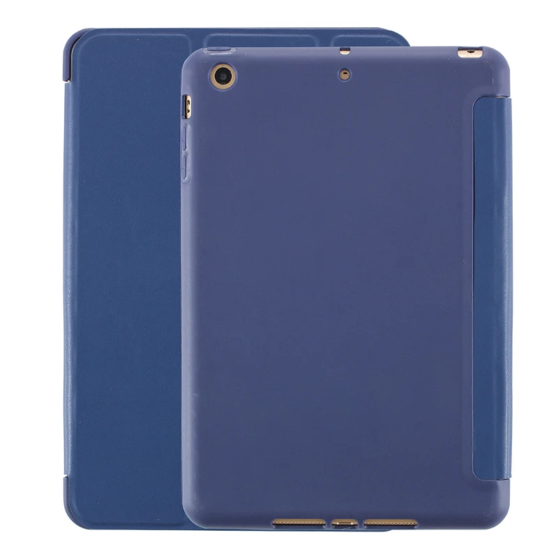 

YWEWBJH Case for iPad Mini 4 3 2 1 Case PU Leather Silicone Soft Back Trifold Stand Auto Sleep Smart Cover for iPad Mini 3 Case