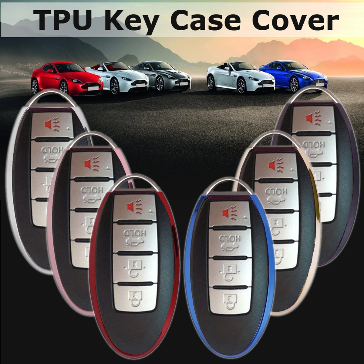 

Car Key Cover TPU Case for Nissan Tidda Livida X-Trail T31 T32 Qashqai Teana March Juke For Infiniti EX FX G25 FX35 EX35 QX50