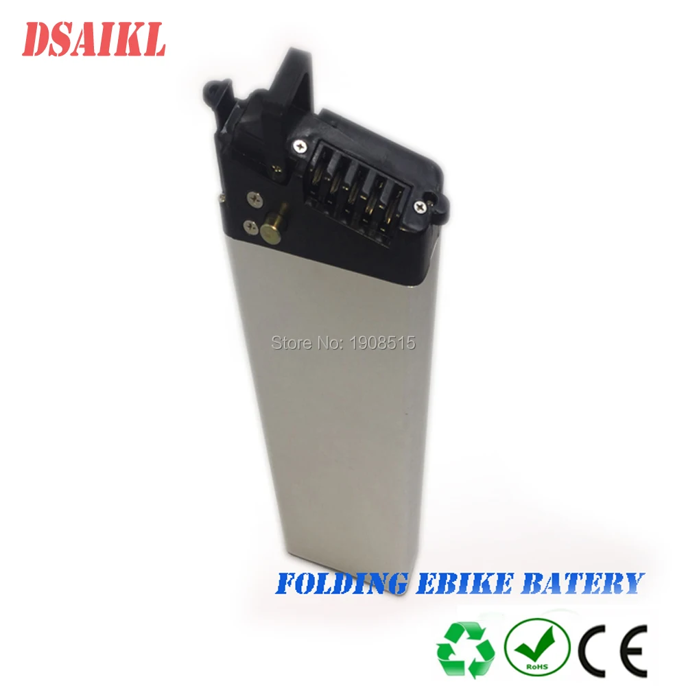 Top 250W Hidden ebike battery pack 36V 8Ah 10Ah with 42V 2A charger for folding electric bicycle insert battery pack 3