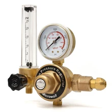 Манометр Регулятор давления Аргон CO2 Mig Tig расходомер управление клапан сварки газа двойной трубки счетчик пузырьков