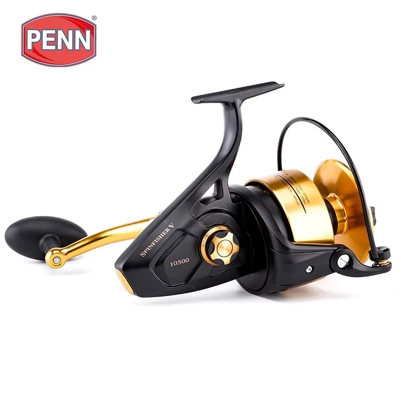 Оригинальная спиннинговая Рыболовная катушка Penn Spinfisher V SSV 3500-10500 5+ 1bb полностью металлический корпус Ht-100 Рыболовная катушка для морской воды max18кг