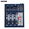 MLLSE 4 Canal USB Petit Karaoké Son DJ Mélangeur avec 48 v Alimentation Fantôme pour La Maison Système Condenseur Mike F4 ► Photo 3/6