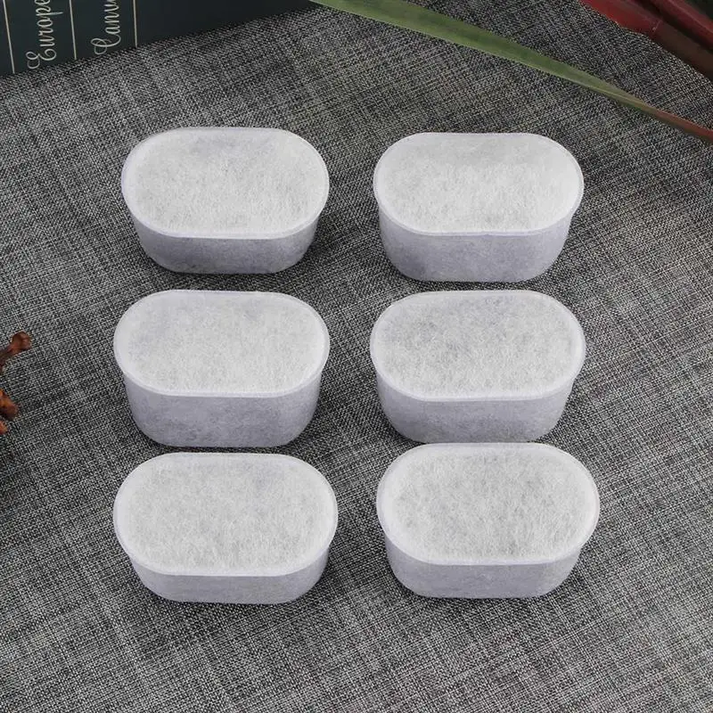 

6 PCS Disposable Replacement Charcoal Water Filters For Coffee Machines Tools