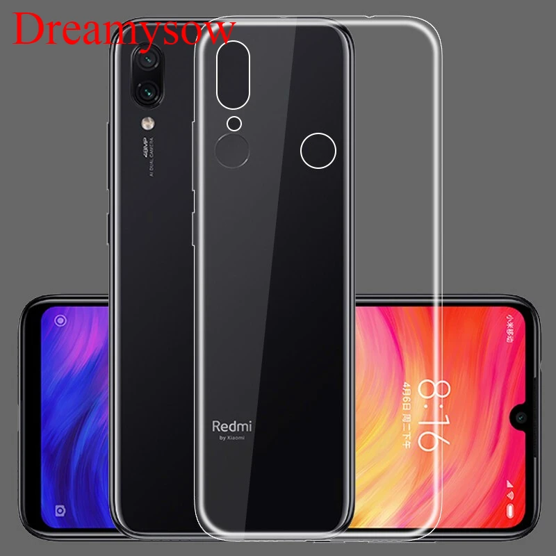 Case on Redmi Note 7 Clear Soft TPU Silicon Cover For Xiaomi F1 Mi8 8Lite 8SE 6X 5X Max3 2 6 5 4X 6A 5A 5Plus S2 |