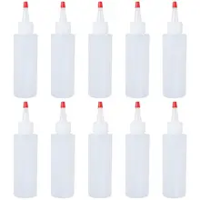 10 шт. Бутылочки для выдавливания крышек с закручиванием 120 мл контейнеры для выдавливания кетчупа горчичного горячего соуса