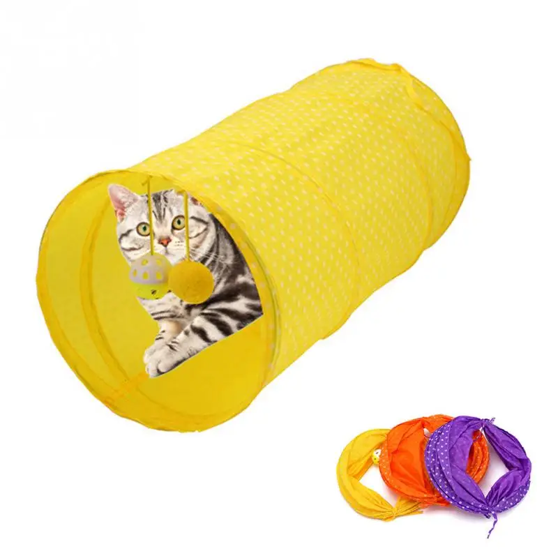 Buy Funny Foldable Cat Tunnel Game Pet Tunnel Folding