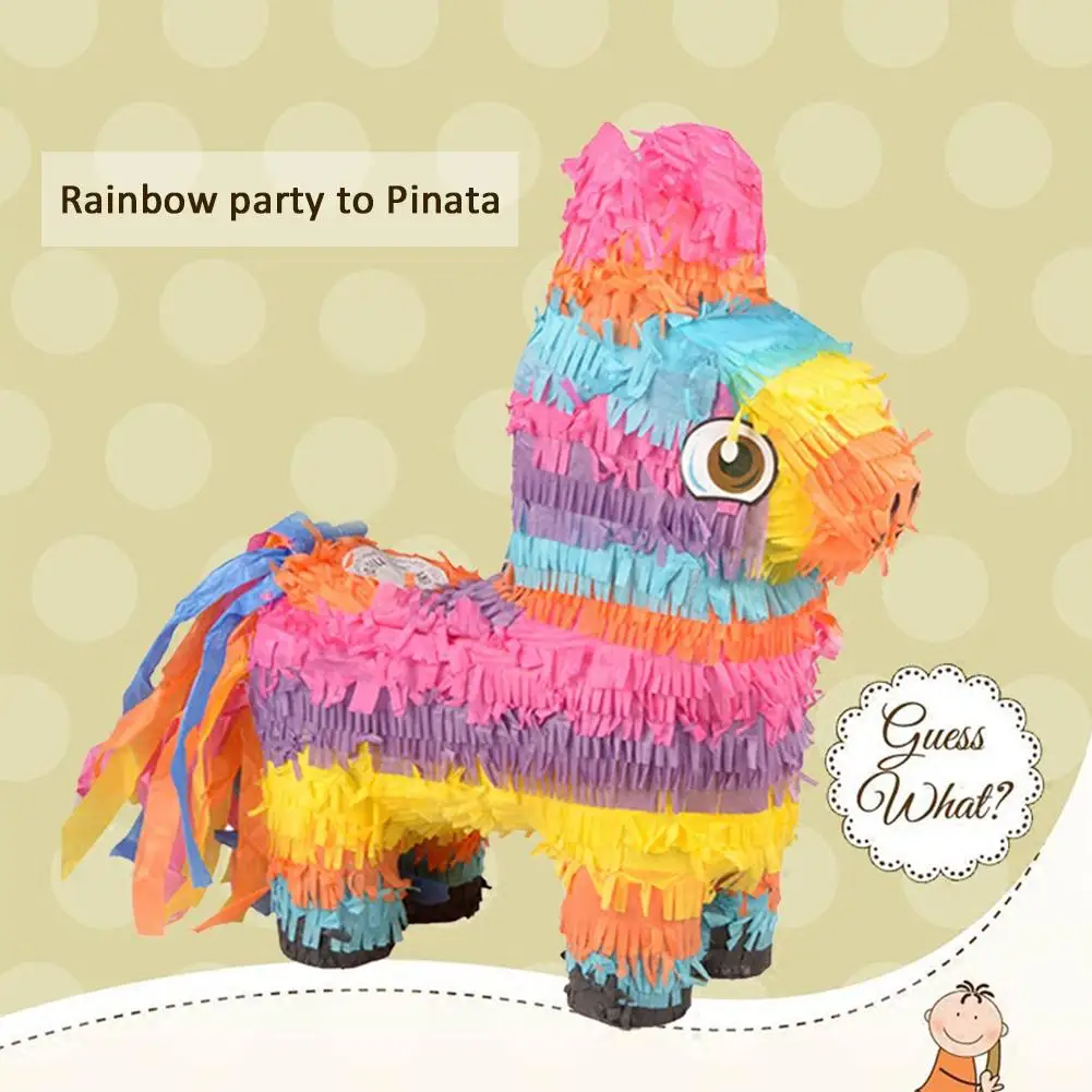 

Donkey Pinata Children's Birthday Theme Party Goods Game Candy Projects Simulated Doll Candy Savings Thanksgiving Gift