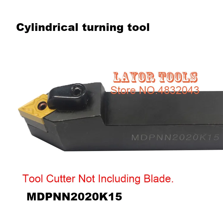 

MDPNN2020K15 CNC Turning Lathe Machine Tools Lathe Cutting Tools 62.5 degrees External Turning Tool Holder 20*20*125MM