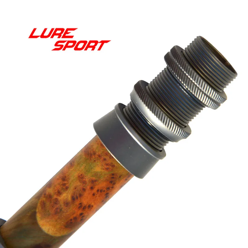LureSport алюминиевая нахлыстовая катушка для древесины Размеры 10 мм матовая серая