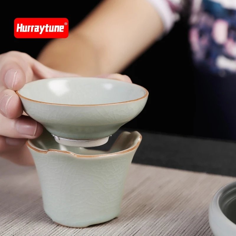 

2018 Direct Selling Promotion Hurraytune Package,household Ceramic Tea Set Accessories Filter Retro Ru Kiln Making Tool