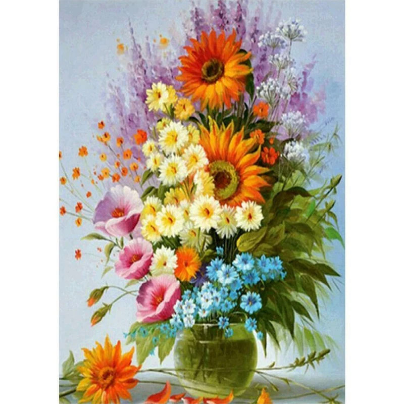 

Diy 5D Full Drill Diamond Painting Cross Stitch Needlework Kit Wall Decor