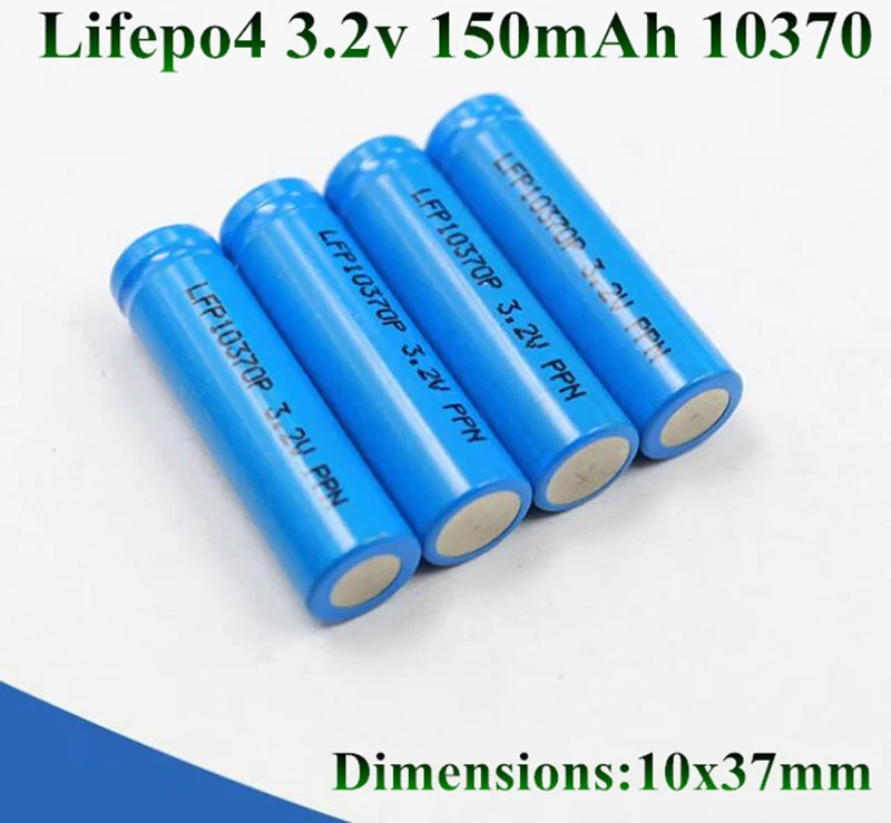 20 шт. 10370 3 2 в Lifepo4 150 мА/ч 130 для электронной сигареты IQOS самолет игрушка маленький