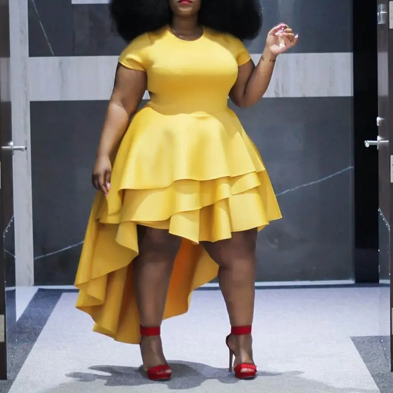 yellow outfits plus size