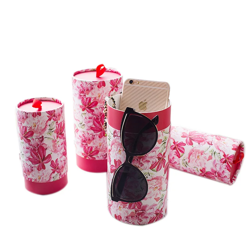 

Xin Jia Yi Packaging Paper Tube Boxes New Design Colorful Round Shape Paper Boxes Cloth Gift Package Paper Box Contanier