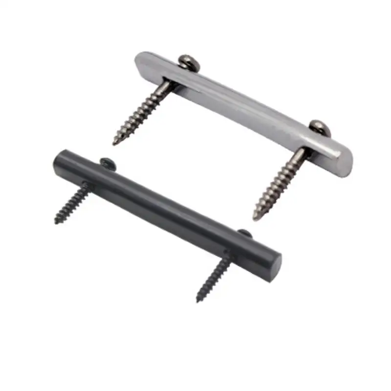 1 Set Metal Electric Guitar String Retainer Bar With 2 Mounting Screw