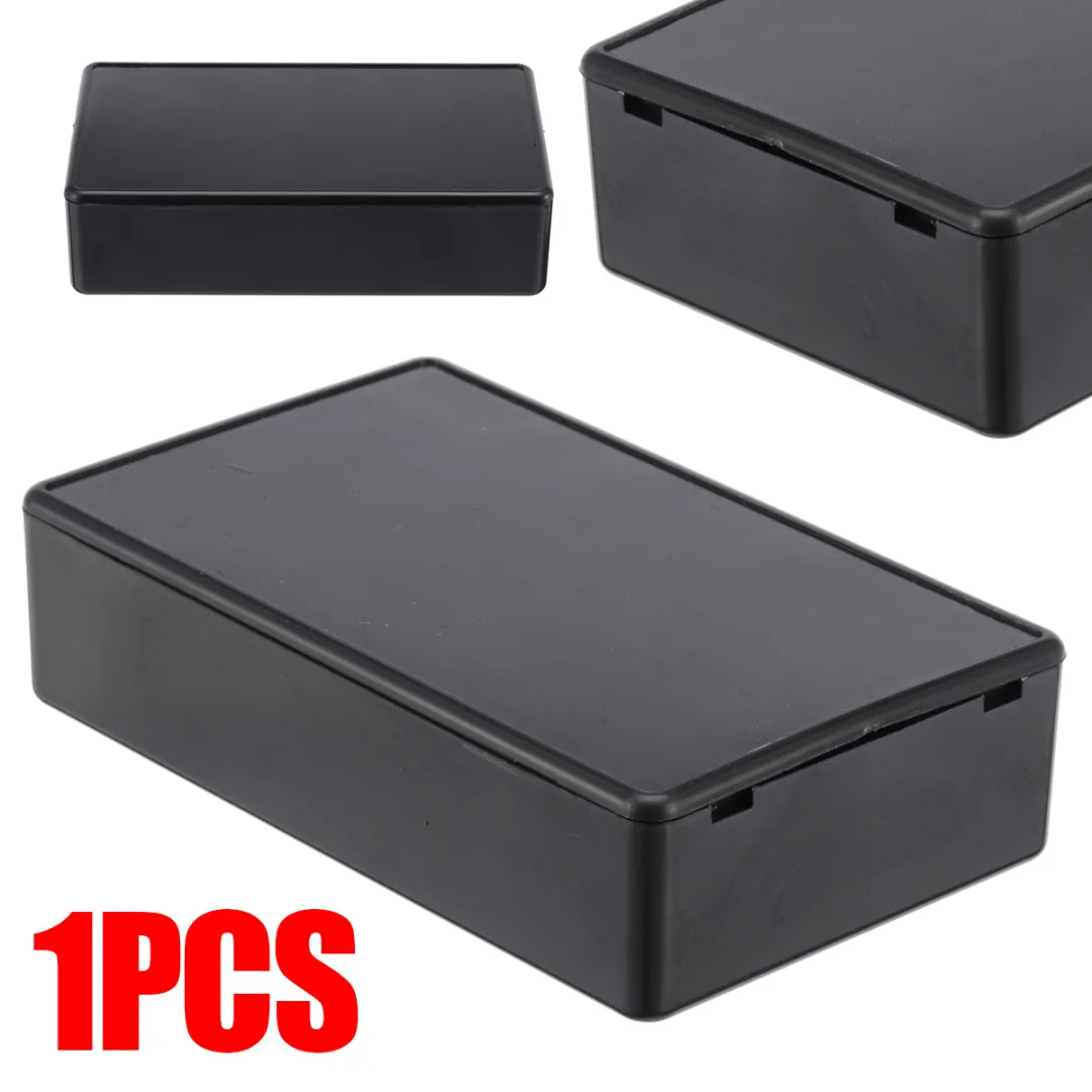 Black Built in Hole Electronic Project Instrument Case Waterproof