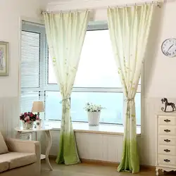 1 шт. 2 однотонная одежда Тюль двери, окна шторы с драпировкой и вставкой Sheer Шарф подзоры современный шторы s для гостиная # AW