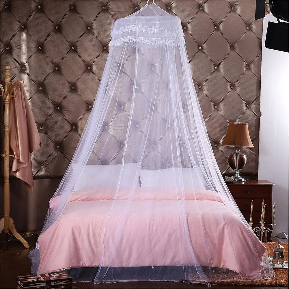 

New Soft Mosquito Net Bed Canopy Play Tent for Kids Room White