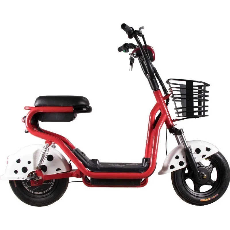 

New Pattern Electric Power Motorcycle Adult Two Round Electric Vehicle Bicycle 48v Ma'am Luxury Electric Bicycle Ancient Odd