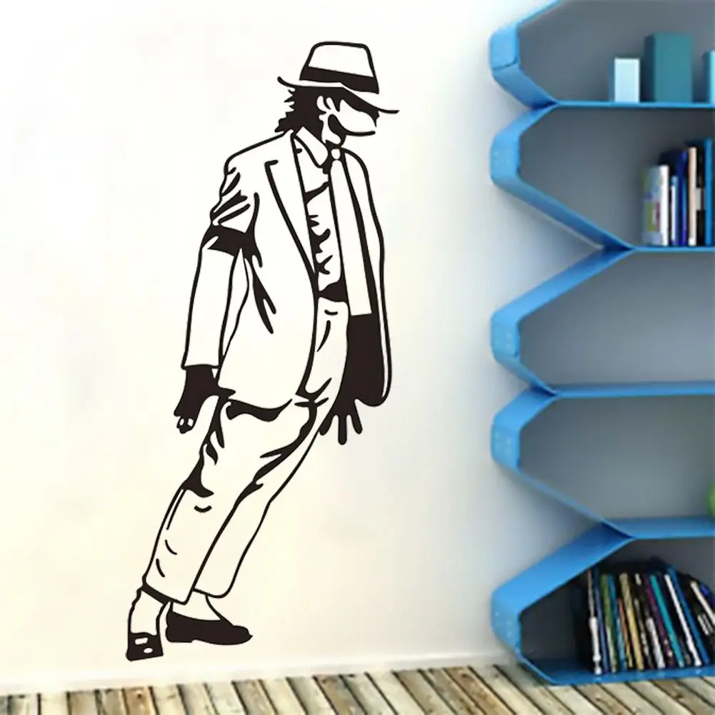 

Michael Jackson Dancing PVC Wall Decals Removable Sticker Home Room Decor DIY