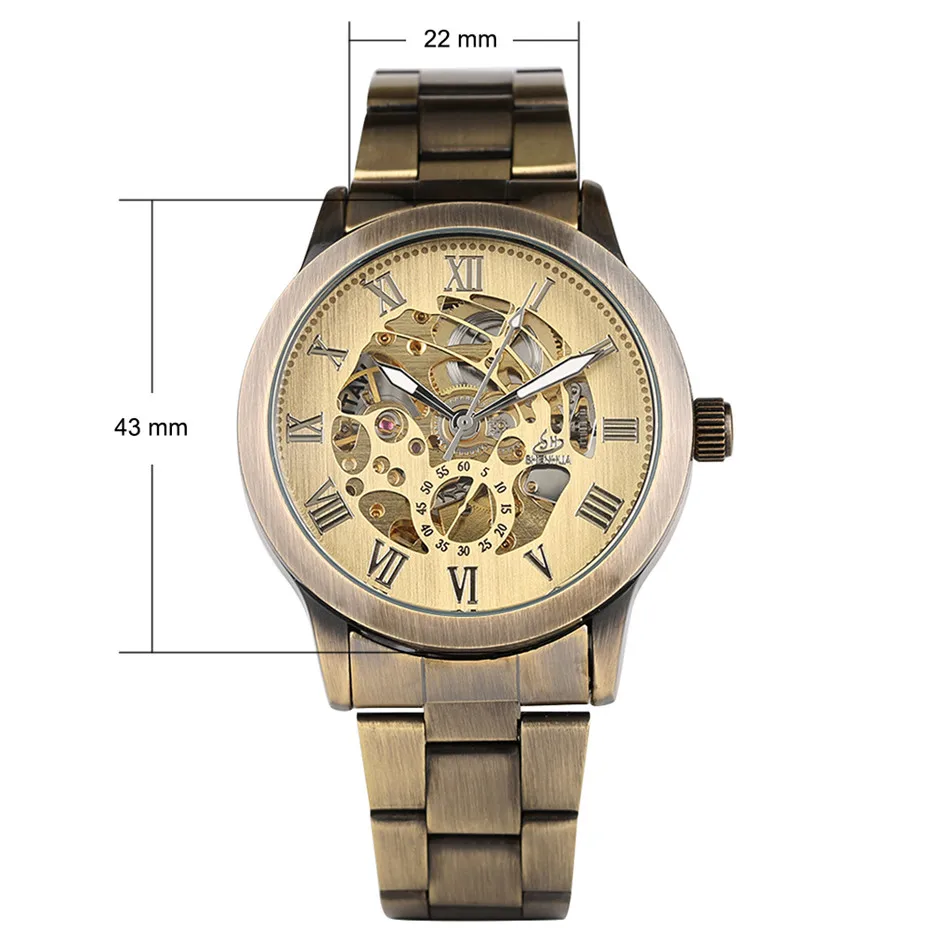 الميكانيكية ووتش الرجال الرجعية البرونزية الهيكل العظمي للرجال الساعات التلقائي الذاتي لف رجل الأعمال التحفة الفنية ساعة reloj الميكانيكية ووتش الرجال الرجعية البرونزية الهيكل العظمي للرجال الساعات التلقائي الذاتي لف رجل الأعمال التحفة الفنية ساعة reloj